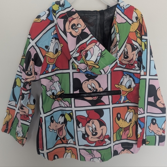 Disney Parks Mickey Mouse and Friends Packable Rain Jacket Youth Size 3 Unisex - Picture 8 of 15